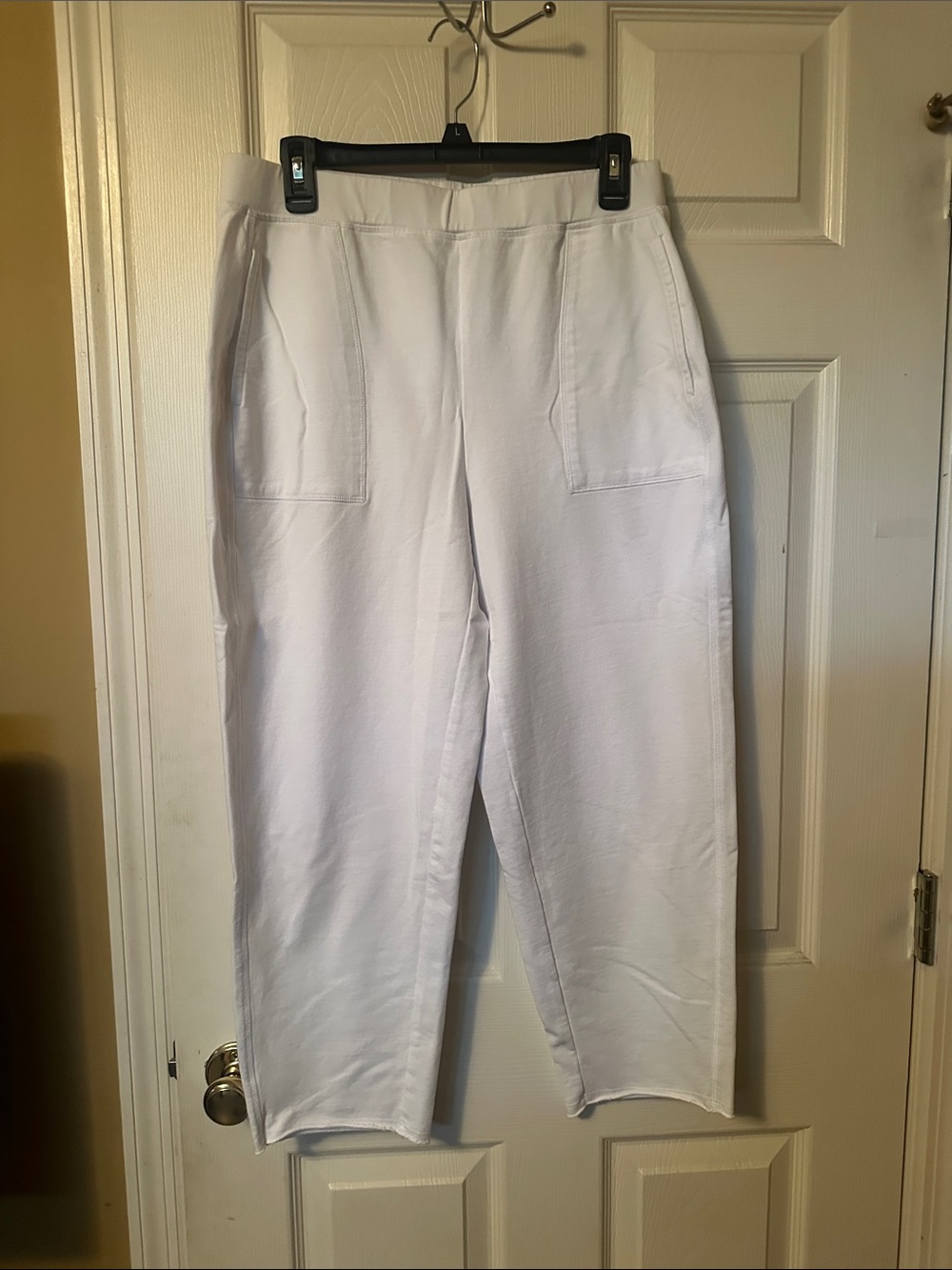 Habitat White Cropped Ankle Pants